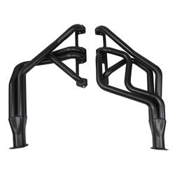 Patriot Black Painted Headers 72-93 Dodge D-Series Trucks SB V8 - Click Image to Close